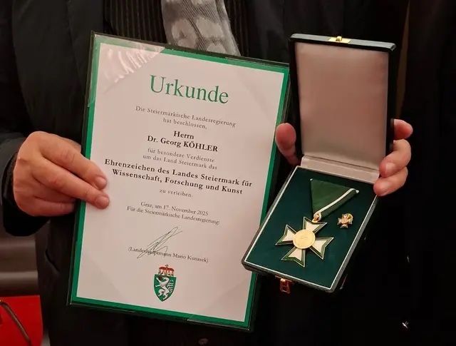 Urkunde und Abzeichen für den Birkfelder | Foto: Privat 