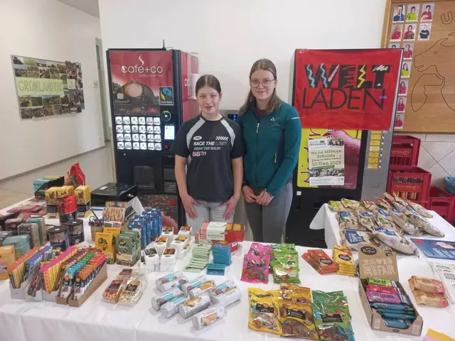 Schülerinnen und Schüler der Fachschule Otterbach sowie der HAK/HAS Schärding beschäftigten sich intensiv mit Fairem Handel und verkauften entsprechende Produkte.  | Foto: Weltladen Schärding