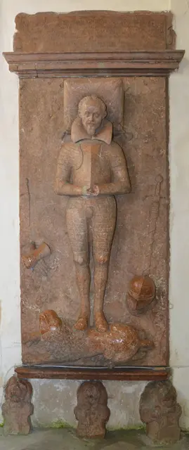 Der berühmte "Ritter ohne Hände" von Hellmonsödt