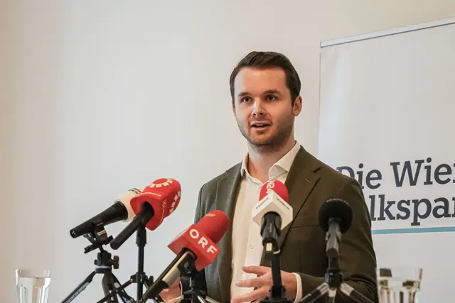 Zierfuß betonte, es hätte „rein rechnerisch gut“ ohne die Wiener FPÖ funktioniert, man "könnte das aber auch breiter machen".  | Foto: Ronja Reidinger/MeinBezirk