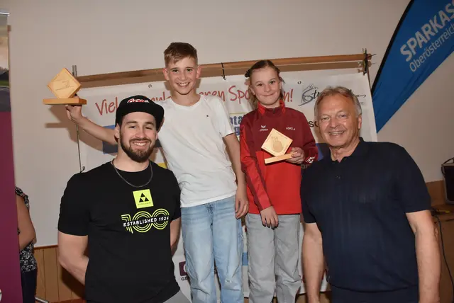 Gesamt-Siegerehrung Strudengau-Cup 2025 im Frühjahr in Pabneukirchen.  | Foto: Zinterhof