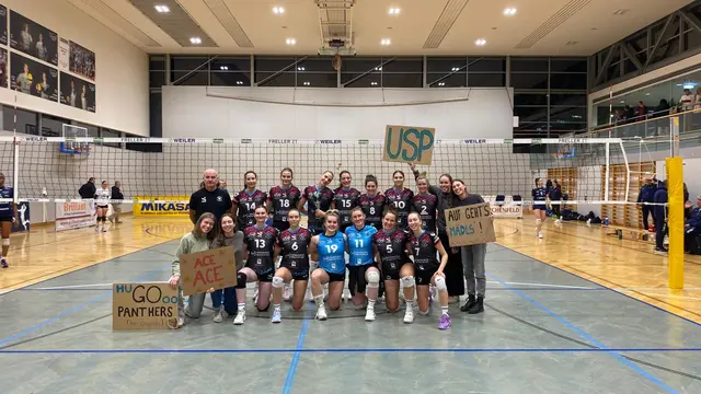 Obwohl ein klarer Sieg der Klagenfurterinnen nicht abzuwenden war, kämpften die Panthers vor allem im ersten und dritten Satz sehr gut mit. | Foto: USP