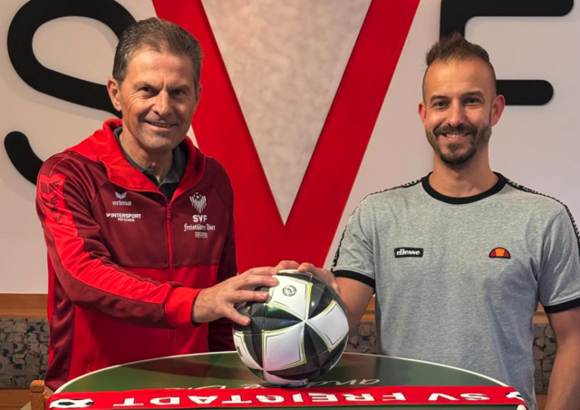 Von links: Obmann Wolfgang Freudenthaler, Coach Michael Wolm. | Foto: SVF