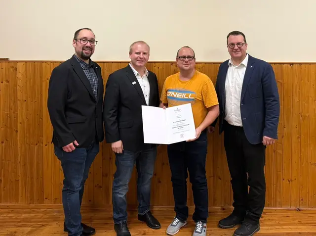 Michael Edlinger, Stefan Tauber, Roman Neubauer, Thomas Nestler. | Foto: RK Mistelbach