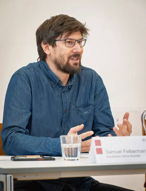 Samuel Felbermair, Koordinator für Aktive Mobilität | Foto: Stadt Salzburg/Alexander Killer