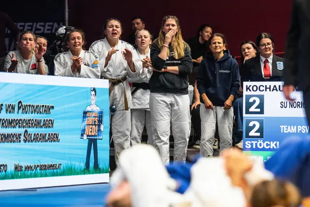 So fieberten die Leibnitzer Judoka am Mattenrand mit. | Foto: GEPA