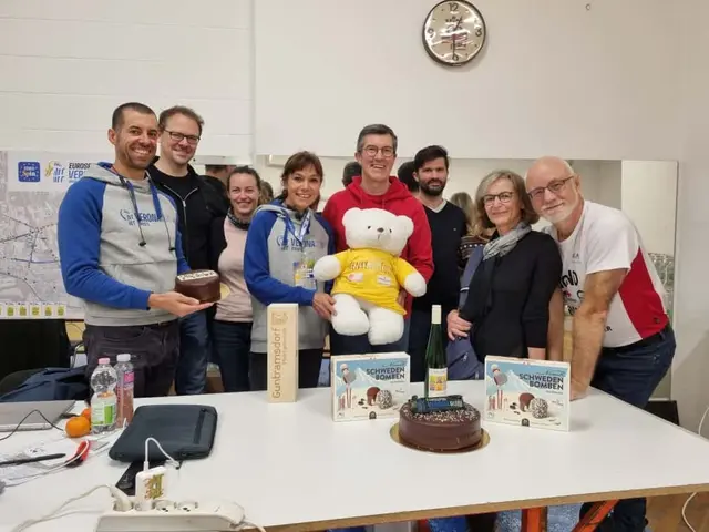 "Dorfi" beim Marathon in Verona. | Foto: Daniela di Stefano