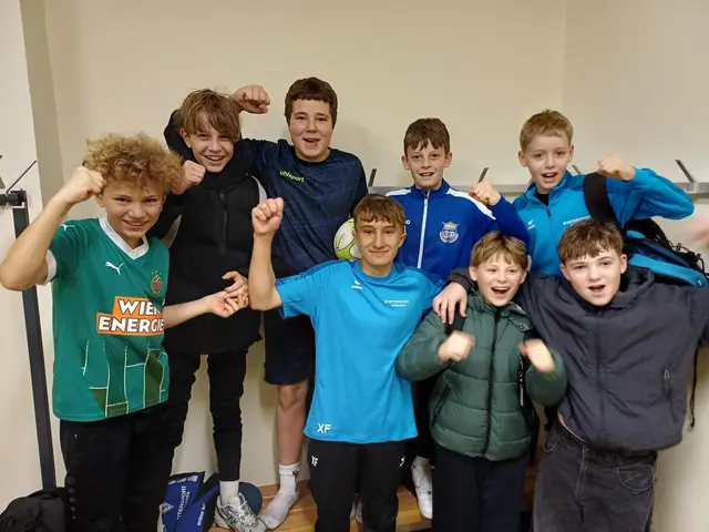 Bereit für das Finalturnier am 17. Dezember: Die Sportmittelschule Bad Kreuzen siegte beim Vorrunden-Bewerb in der Bezirkssporthalle Perg. | Foto: Matthias Froschauer