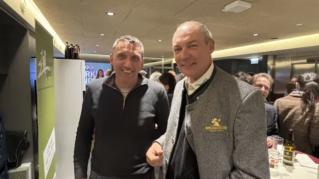 Hans Schiefer und Leonhard Gruber. | Foto: pjw