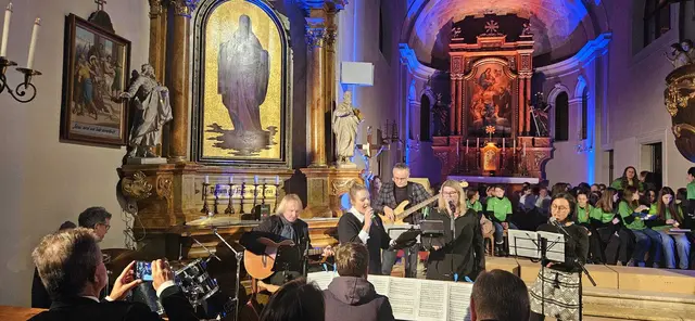 Die Stadtpfarre gab den musikalischen Hintergrund an diesem besonderen Abend. | Foto: Lions Club Neusiedl am See