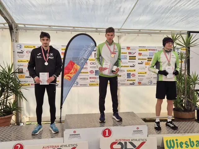 1. und 3. Platz ÖSTM Crosslauf. | Foto: LAC Unlimited