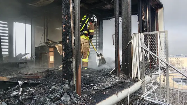 Am Mittwochvormittag kam es zu einem Brand im Hotel Daniel in Graz.  | Foto: BF Graz