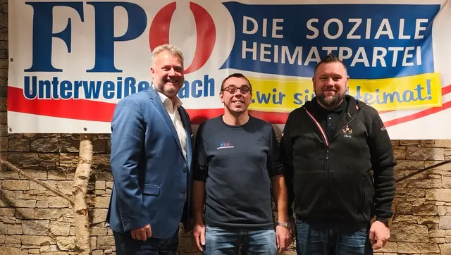 Von links: Peter Handlos, Josef Hackl und Manuel Obereder. | Foto: zVg
