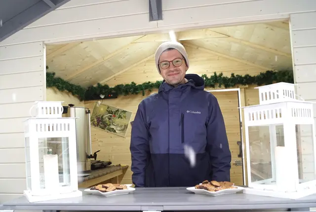 Benjamin Huber im neuen Gruger-Hüttl. | Foto: Josef Wind