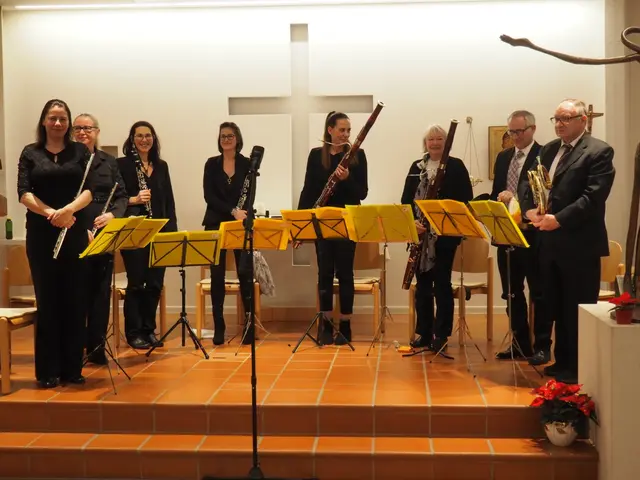 Das Bläserensemble "Siedlerklang" trat in Eggendorf auf. | Foto: K. Gottwald