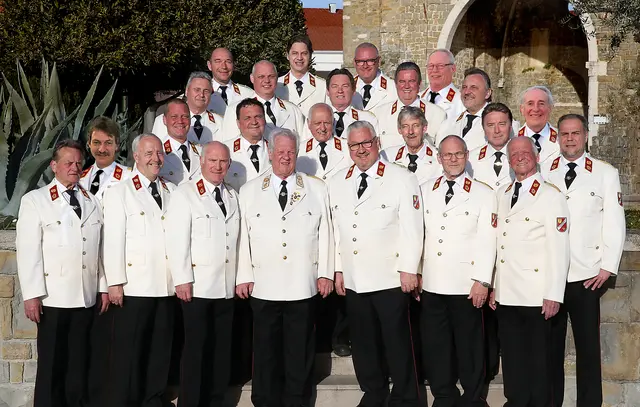 Der Polizeichor Villach singt traditionell kurz vor Weihnachten.  | Foto: Privat 