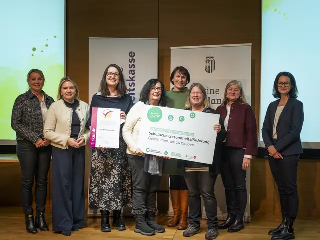 Die Volksschule Braunau-Laab darf sich bereits zum dritten Mal über die Auszeichnung "Gesunde Schule" freuen. | Foto: Österreichische Gesundheitskasse