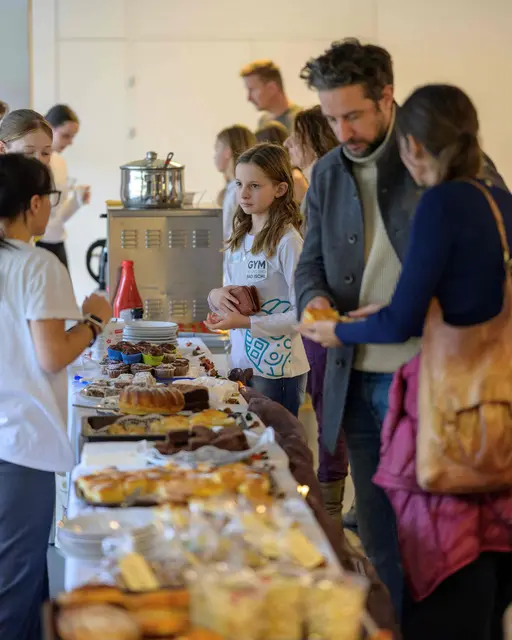 Großen Anklang fand auch das Buffet. | Foto: BG/BRG Bad Ischl
