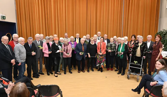 Jubilarsehrungen zum 85. Geburtstag. | Foto: 2025psb/sap