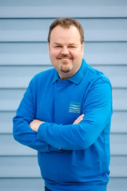 "Das Aggregat versorgt die Kläranlage auch im Krisenfall mit Wasser" – Thomas Burger, BL vom AWV WW | Foto: AWV WW