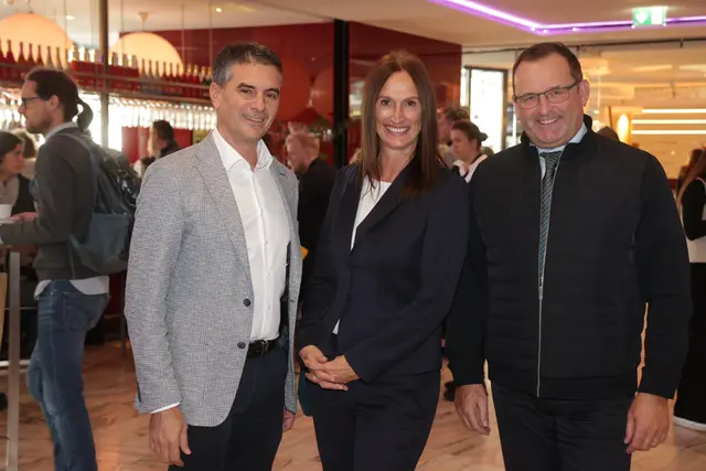 Das Team vom Parkhotel Pörtschach:
Der neue Direktor Mario Sonnleitnerl, Claudia Olsner, und Erwin Schurtl | Foto: Dietmar Wajand