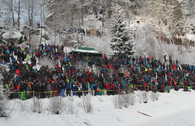 Die Sonderprüfungen in Pierbach sind traditionell einer der Zuschauermagnete bei der Jännerrallye. | Foto: Dietmar Piessenberger