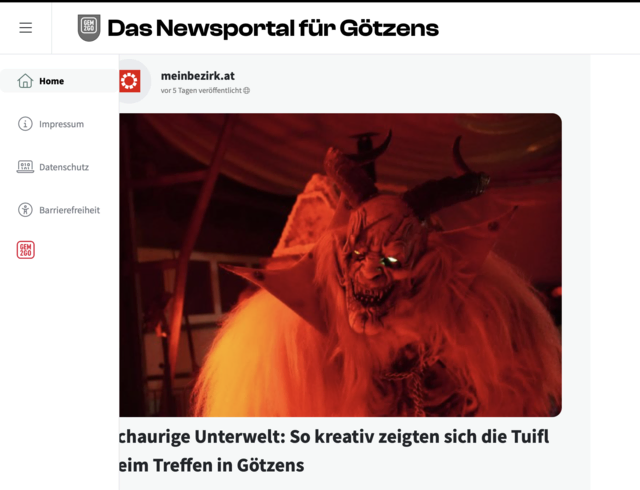 Auch MeinBezirk hat auf der neuen Newsplattform Platz. | Foto: Screenshot Website