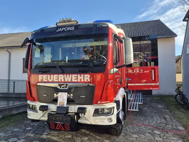 Die Feuerwehr Japons konnte ein neues Hilfeleistungsfahrzeug (HLFA 2) in Empfang nehmen. | Foto: Feuerwehr