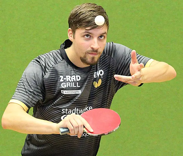Michael Galitschitsch steuerte zwei wichtige Siege zum Unentschieden gegen Theresienfeld bei. | Foto: KSV Tischtennis