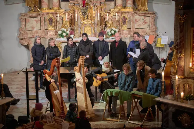 Adventsingen in der alten Höttinger Pfarrkirche | Foto: W. Alberty