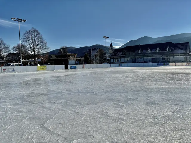 Die Kunsteisanlage Langenwang: Seit Oktober arbeitet der Eishockeyverein dafür, dass die Anlage steht, läuft und das Eis bald dick genug ist. | Foto: MeinBezirk/Angelina Koidl