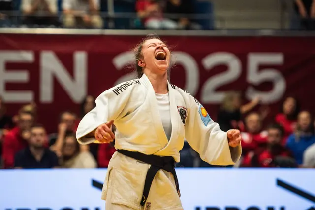 Das war's: Larrissa Sickinger holte den entscheidenden Sieg zum Titelgewinn. | Foto: GEPA