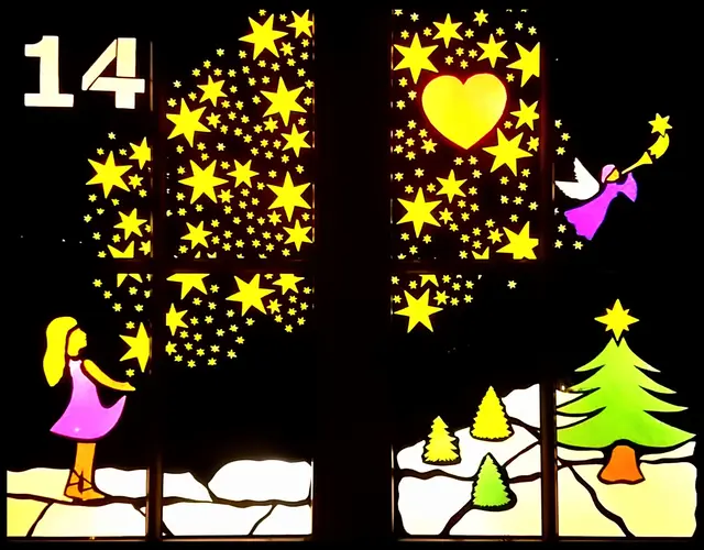 Adventfenster aus 2022 | Foto: Martin Boubal