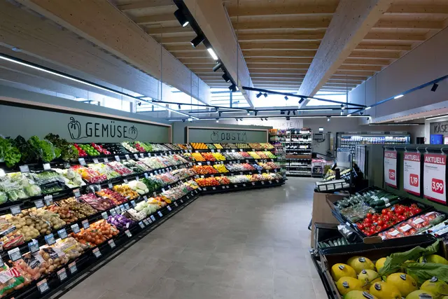 Die neue Spar-Filiale in Niederau hat eine Verkaufsfläche von 540 Quadratmetern. | Foto: Spar