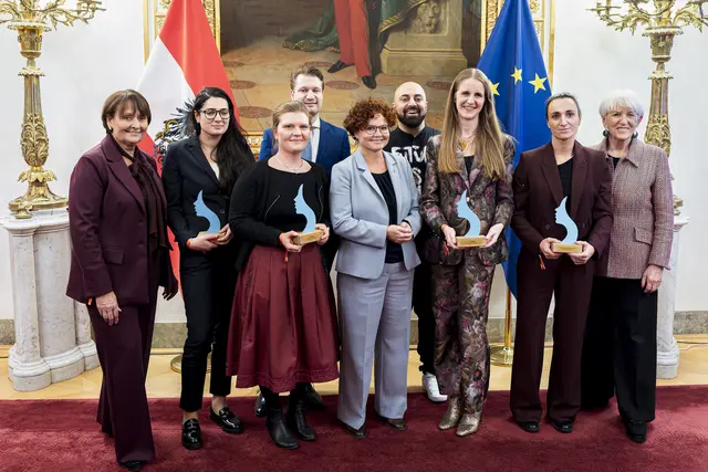 Imposanter Rahmen: Die Preisverleihung findet im Bundeskanzleramt in Wien statt. | Foto: BKA/Florian Schroetter