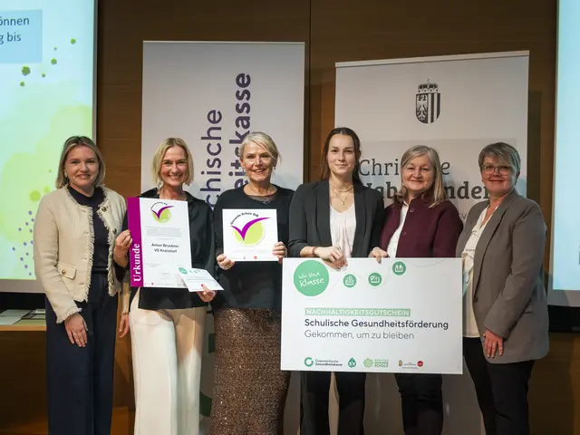 Bei der diesjährigen Verleihung des Gütesiegels „Gesunde Schule“ wurde die Anton Bruckner VS Kronstorf, die heuer ihre erste Auszeichnung erhielt, gewürdigt. | Foto: ÖGK