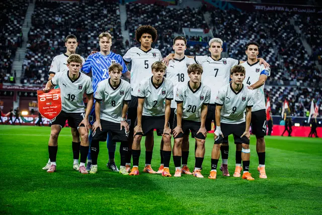 Österreichs erfolgreiches U17-Team vor dem Finale. IN derr hinteren Reihe Tormann Daniel Posch und Luca Weinhandl mit der Nummer 18. | Foto: ÖFB Andreas Pichler