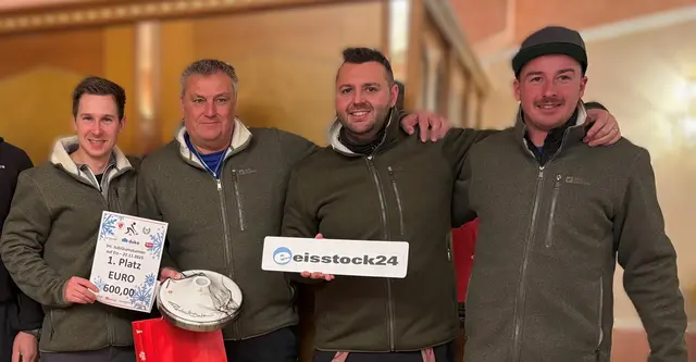 Die Breitenwanger Eisschützen holten sich in Klausen den Turniersieg. | Foto: SCB