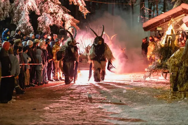 Sie sind unverwechselbar, die Sautner Kathreinelar mit ihren kostbaren, aus Holz geschnitzten Larven. | Foto: Kathreinelar