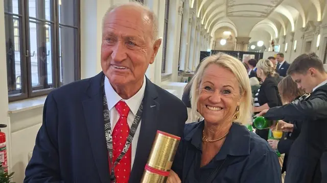 Richter Hofrat Gernot Patzak feierte kürzlich das Goldene Doktordiplom. Begleitet zum Festakt wurde er natürlich von Gattin Marianne. | Foto: privat