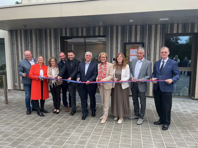 In Loidesthal entstand am alten Sportplatz ein zeitgemäßes Gebäude mit angeschlossenem Veranstaltungssaal, das den alten Kindergarten ersetzt | Foto: Zistersdorf