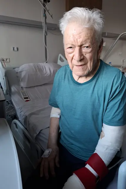 Dieser 81-jährige Mann wurde bei dem Vorfall schwer verletzt und musste ins Krankenhaus gebracht werden. | Foto: Privat