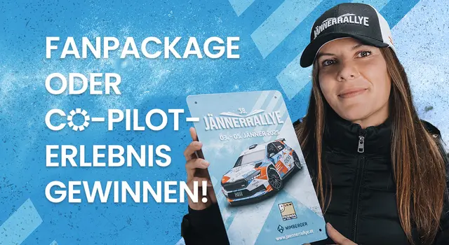 Eines von drei Fanpackages oder Co-Pilot-Erlebnis gewinnen! | Foto: Jännerrallye / MeinBezirk