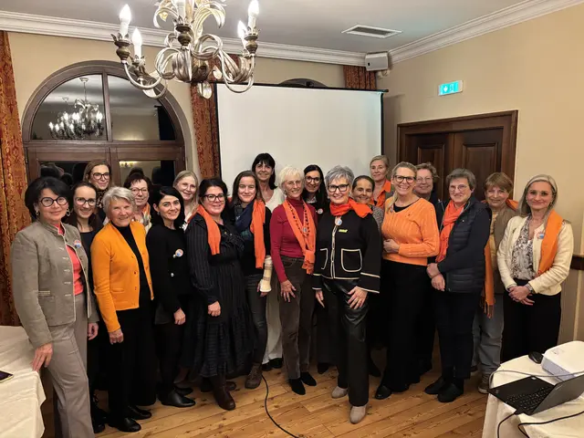 Der SI Club Deutschlandsberg in orange – ein Zeichen für „Orange the World“. | Foto: MeinBezirk/Katrin Löschnig