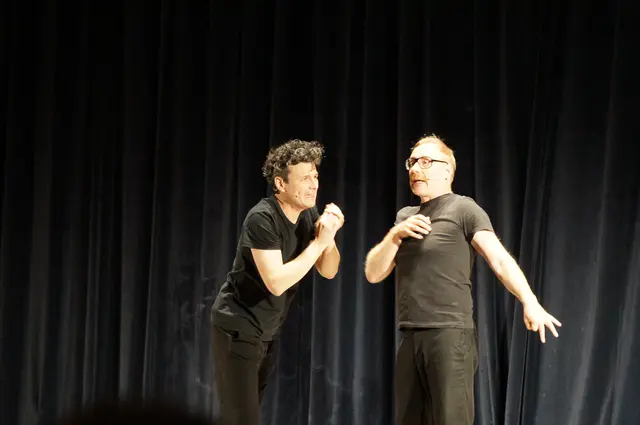 Manuel Rubey und Simon Schwarz mit das Restaurant (Kabarett). | Foto: Birgit Schmatz