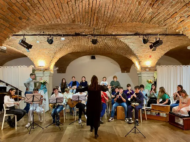 Höhepunkt des ersten Schüleraustausches war ein gemeinames Abschlusskonzert in Ljubljana. | Foto: Waldorfschule Ljubljana