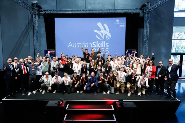 Die große Siegerehrung im Messezentrum in Salzburg.  | Foto: SkillsAustria