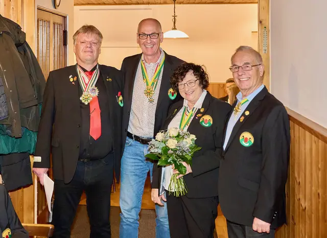Obmann Günther Gaber, Vizepräsident Christian Jöbstl-Roth, Präsidentin Maria Rindler-Seidl und Pastpräsident Günter Schneider | Foto: Peter Siegel