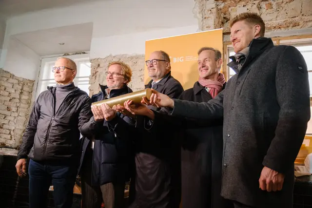 Im Volkskundemuseum wurde eine Zeitkapsel eingemauert. | Foto: BV8