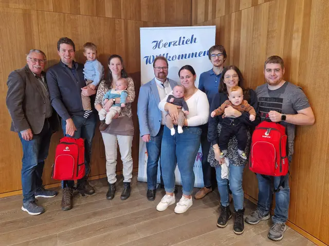 Bei Hallo Baby wurden die jüngsten Herzogenburger Mitbürger begrüßt.  | Foto: Stadtgemeinde Herzogenburg